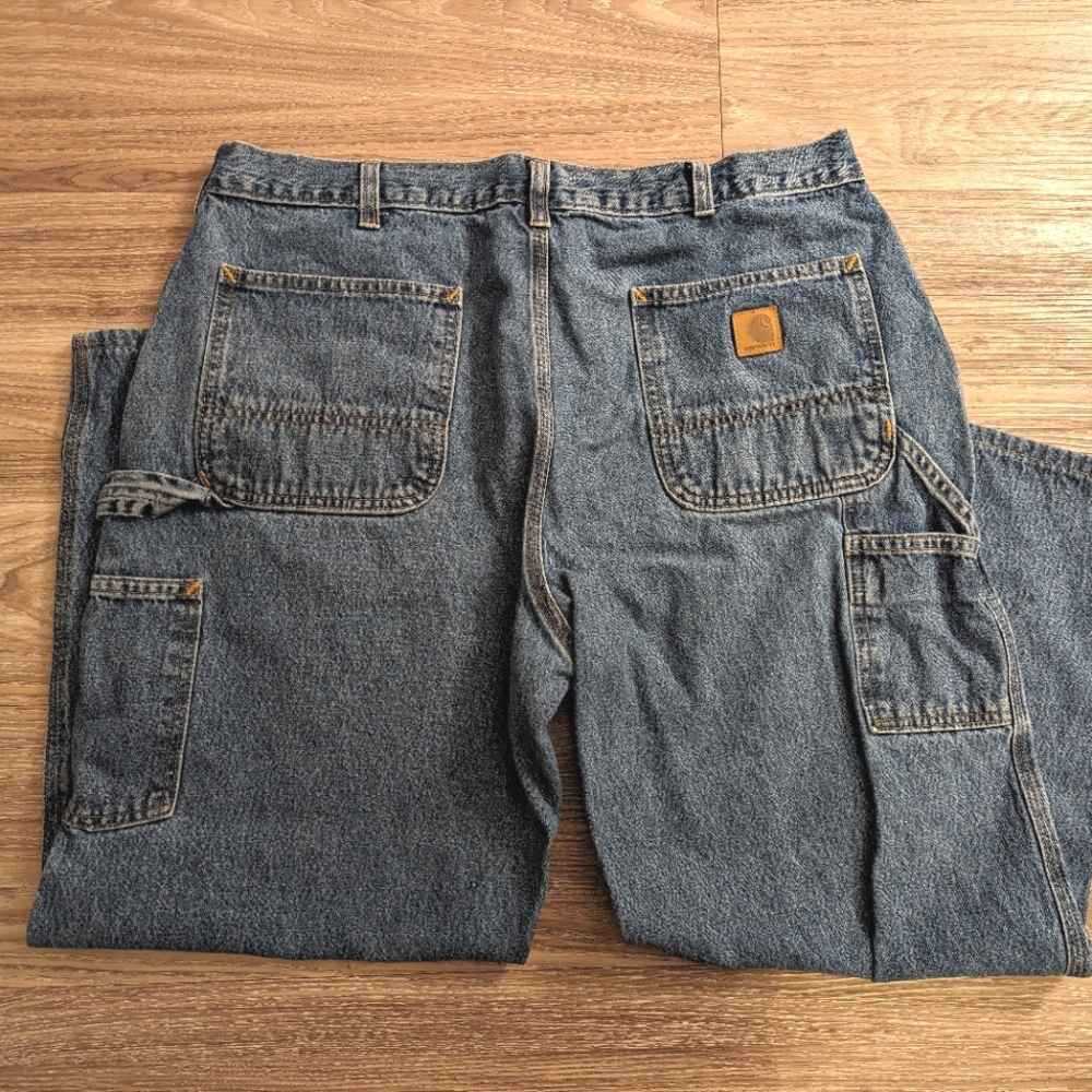 Carhartt work wear carpenter jeans 38 - Picture 1 of 3